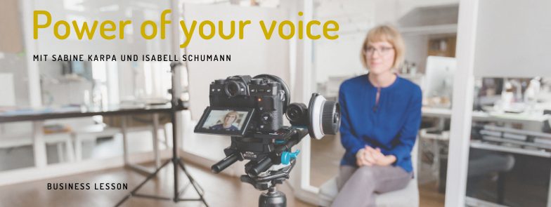 wie du deine Stimme richtig einsetzt - webinar